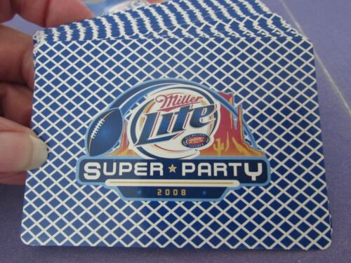 NEW/box & shrink wrap unused 2008 Miller Lite SUPER PARTY deck of playing cards - Picture 1 of 2