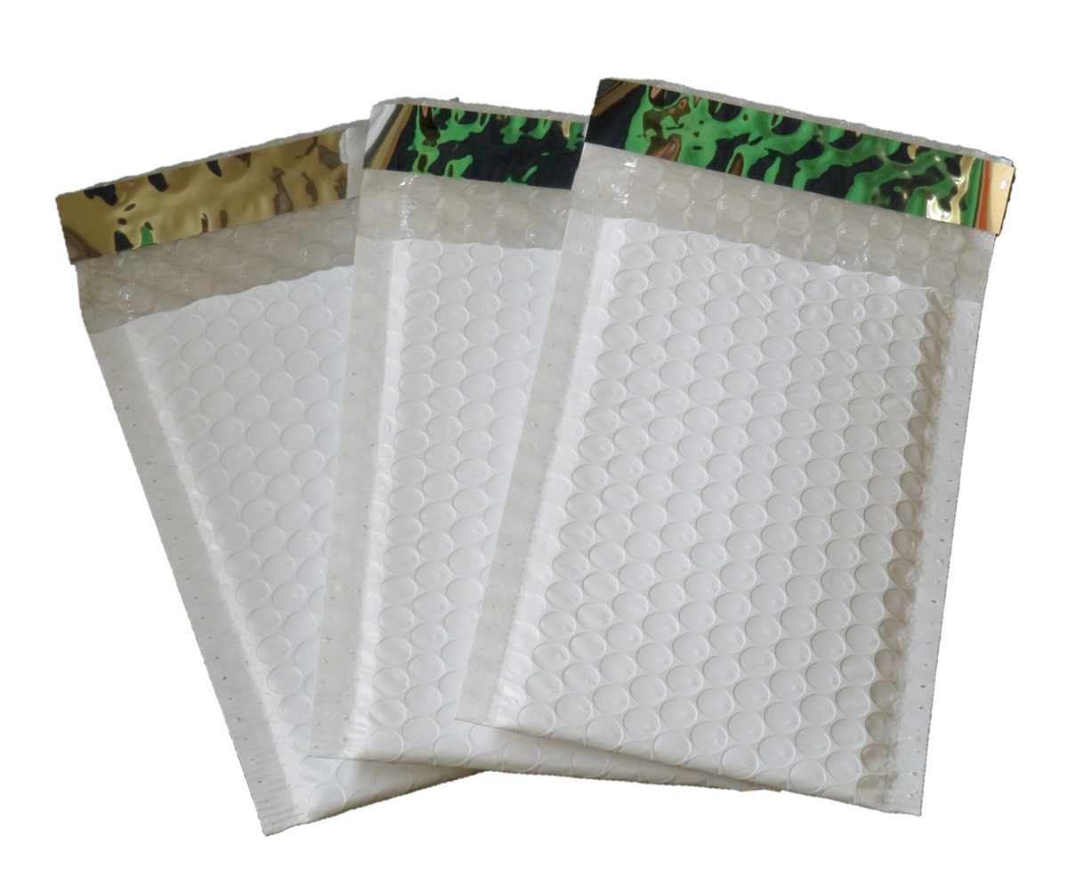 White Poly Bubble Mailers - Any Size Shipping Padded Bags/Envelopes For Safe Mailing