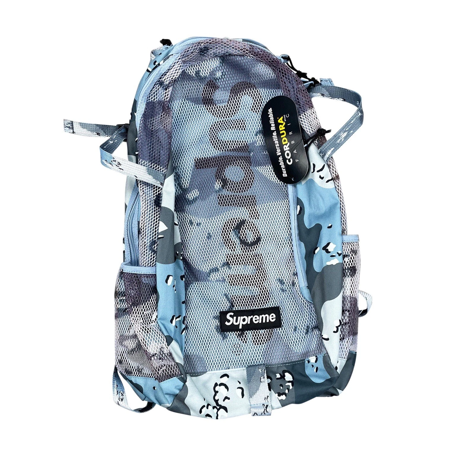 Sac à dos Supreme SS20 maille bleu camouflage pépites de chocolat