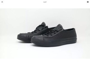 jw anderson converse glitter black
