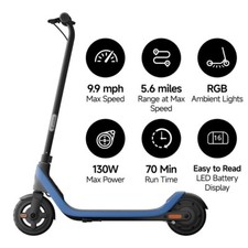 Segway - C2 Lite Kids Electric Kick Scooter w/Max Operating Range 9.9 mph