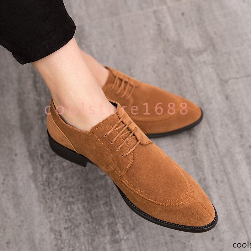 SAOLA Mocassino uomo business lavoro pompa casual a punta guida scarpe stringate oversize