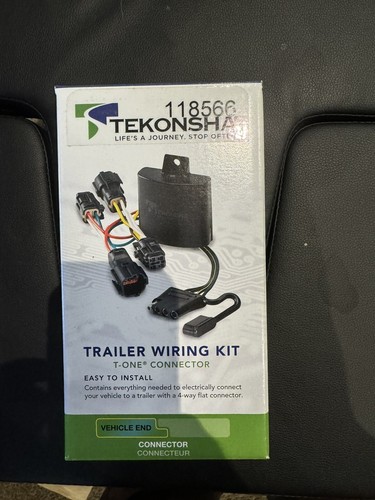 CURT 55343 Vehicle-Side Custom 4-Pin Trailer Wiring Harness, Fits Select Ford E