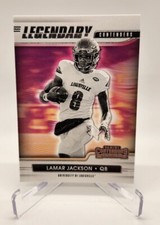 2021 Panini Contenders Draft Picks Football #17 Lamar Jackson Legendary Insert