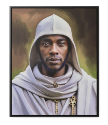 St Benedict the Moor, OFM, Framed Portrait | eBay
