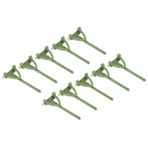 50pcs Plastic Safety Pins Corsage Buttonhole for DIY Wedding Flower Green