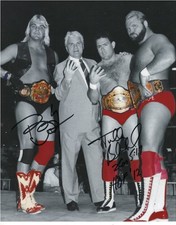 TULLY BLANCHARD  & BARRY WINDHAM THE 4 HORSEMEN WWE HOF RARE SIGNED PHOTO PROOF