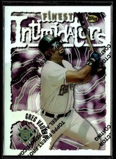 1996 Finest Intimidators GREG VAUGHN #179 Silver Uncommon Refractor