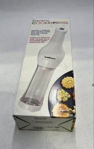 Salton CKM25 Electric Cookie Press With 12 Assorted Discs And 3 Filler Tips