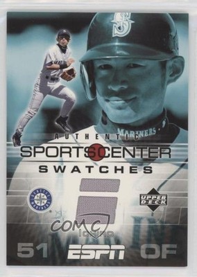 2005 Upper Deck ESPN Sportscenter Swatches Ichiro Suzuki Ichiro #GU-IS HOF hn8