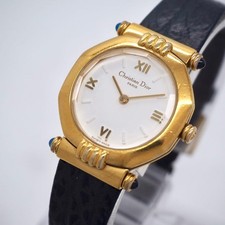 Christian Dior Ladies Octagon Watch with Box Genuine Brand