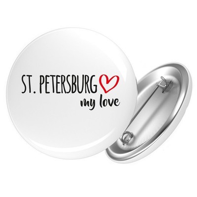 Button St. Petersburg my love Geschenkidee St. Petersburg Geschenk Präsent Mitbr