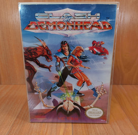 MINTY BOX CIB Clash at Demonhead complete in nintendo nes collector qual lot VGC