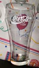 7 Vintage 1970's Coca- Cola, Coke Drinking Glasses, Clear Coke Cola Fluted 10 oz — photo 1