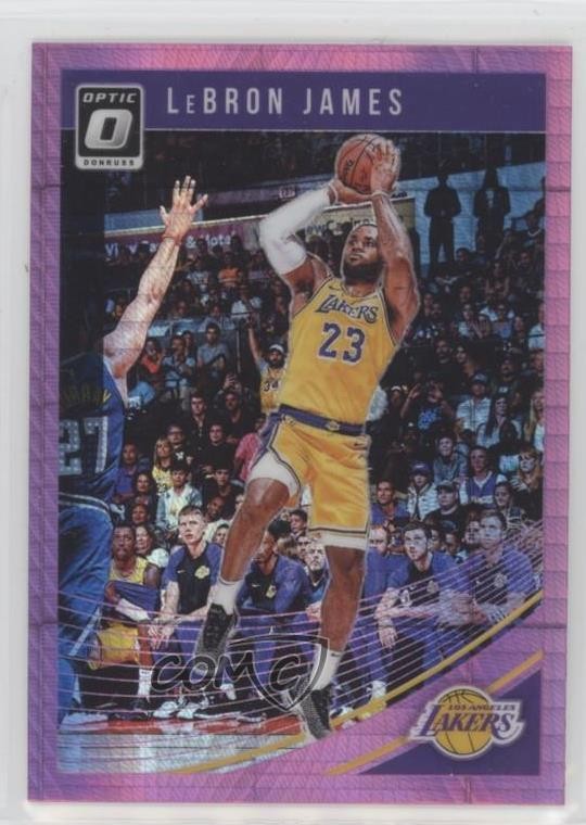 2018-19 Panini Donruss Optic Pink Hyper Prizm LeBron James #94 d4v