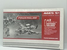 Vintage Transformers Universe Powerglide Deluxe Generations Instructions Manual