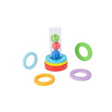 Montessori Interactive Stacking Rings and Balls for Babies 6-12 Months - Clea...