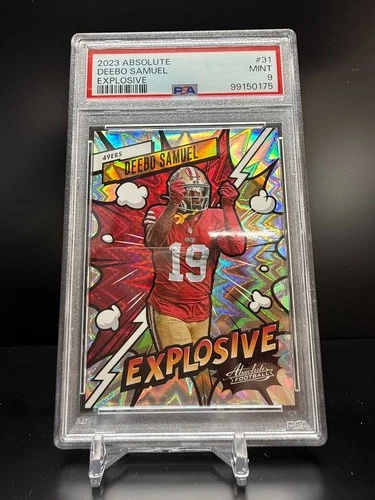 CZC691 - 2023 Panini Absolute - Deebo Samuel #31 - Explosive - PSA 9 - Mint