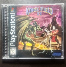 King’s Field II PS1 PlayStation Black Label CIB Manual Registration Card Tested