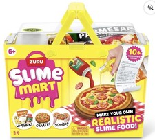 Slime Mart Basket Pizza Pretend Play Food Themed DIY Slime Craft Toys By ZURU