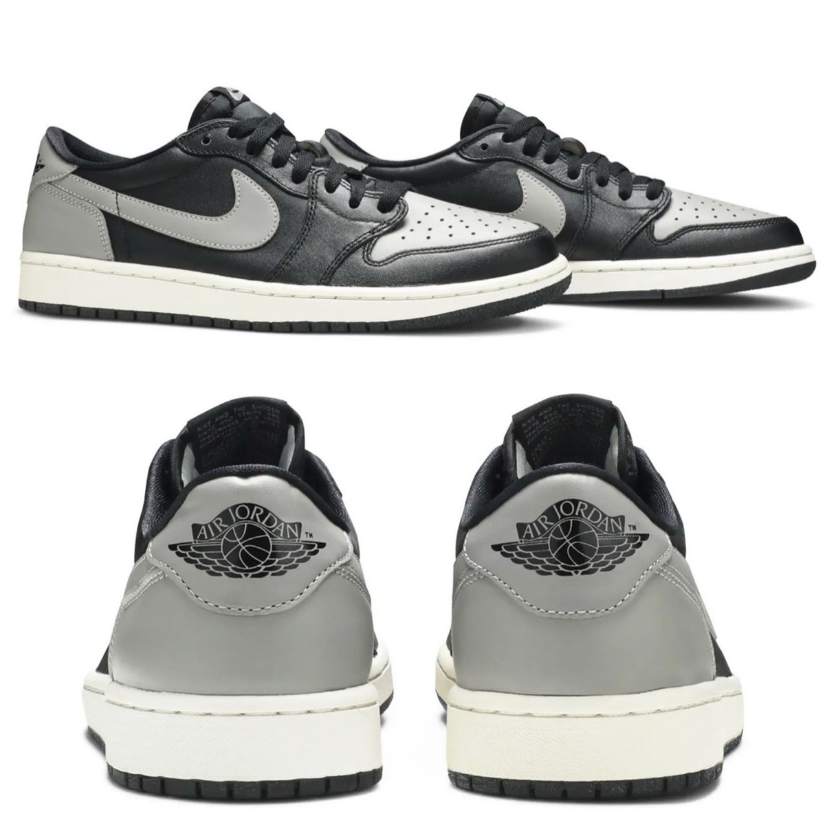 Nike Air Jordan 1 Low Retro {2015} Shadow (Size 9.5) 888410266519