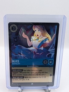 Disney Lorcana TCG - Alice - Growing Girl - Fabled  160/204 Foil Super Rare