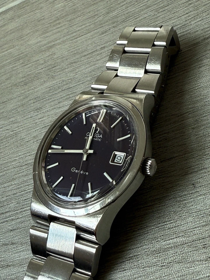 Reloj pulsera integrado esfera única Omega Genève años 70 39 mm Cal. 1012 Foto 4 de 4