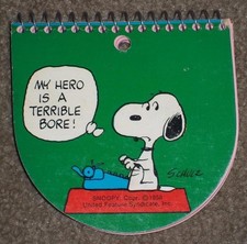 VINTAGE SNOOPY WYCINANA WYCINANA PODKŁADKA MEMO, 60 ARKUSZY