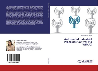 Ayesha Azam Bhatti | Automated Industrial Processes Control Via WIMAX | Buch