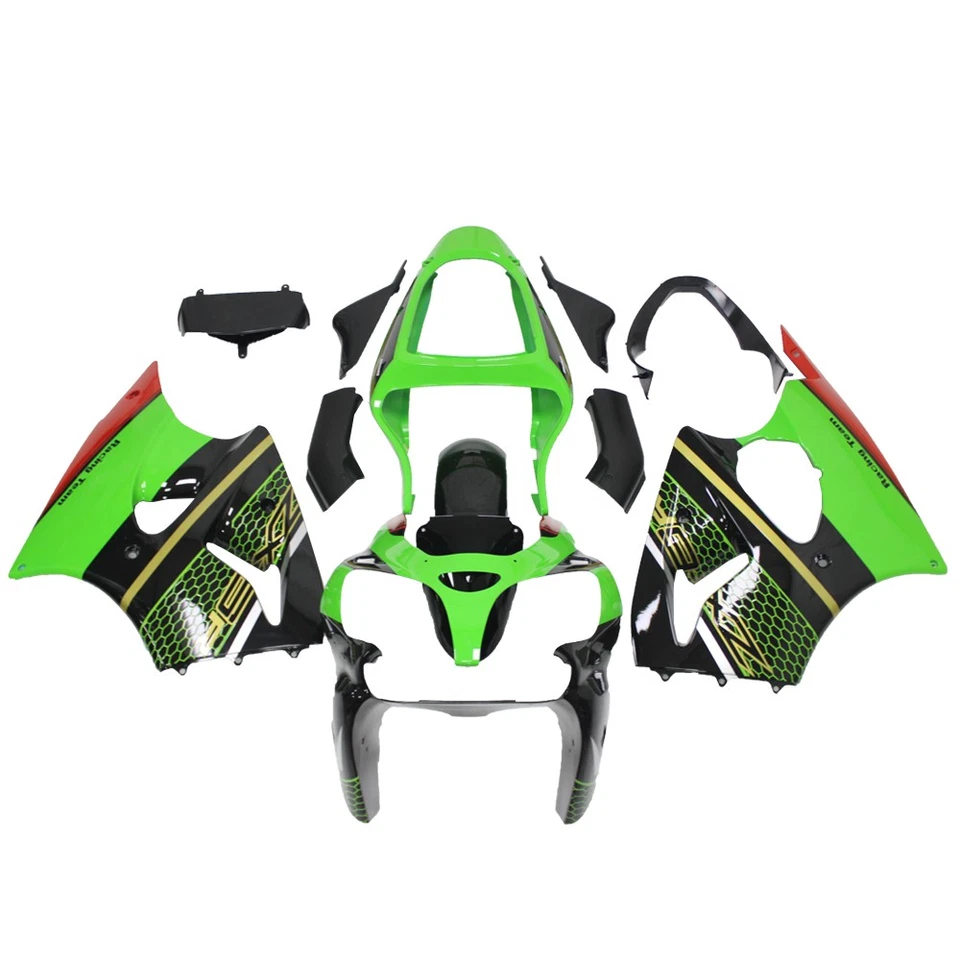 Carenado apto para Kawasaki Ninja 2000-2002 ZX6R/ZZR600 05-08 carrocería a01 NTNT Foto 4 de 4