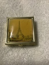 Eiffel Tower Paris Medicine Vitamin Pill Box