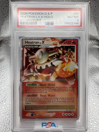 Heatran LV.X graded PSA 8 for sale on eBay