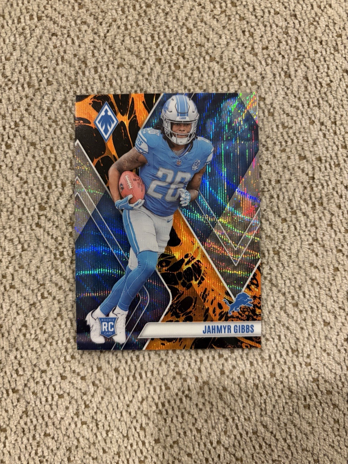 2023 Panini Phoenix - Rookies Jahmyr Gibbs #105 Lava /175 (RC)
