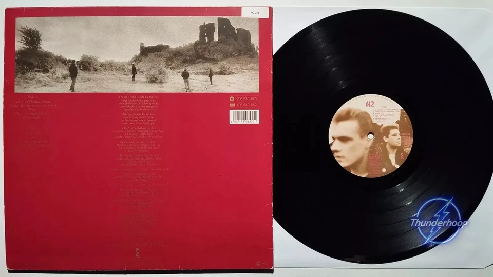 U2 – The Unforgettable Fire + PLV publicitaire promo 33 tours - Photo 2/4