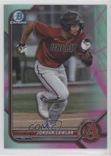 2022 Bowman Chrome Prospects Aqua & Pink Vapor Refractor /125 Jordan Lawlar 0i5v