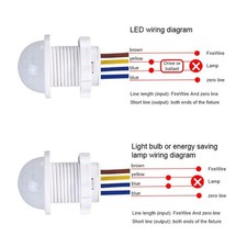 2 Pcs PIR Motion Sensor Smart Switch Infrared...