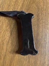 Monogram Initial Letter I Ceramic Black Gloss Christmas Ornament 3" NOS