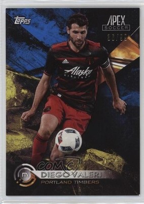2016 Topps Apex Blue 36/99 Diego Valeri #95 0q3