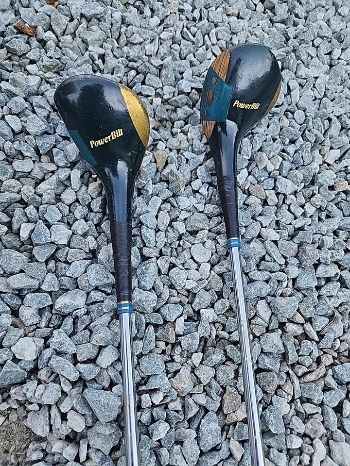 Club de golf Powerbilt H&B Countess Lady diestro 3 y 5 madera driver oro azulado Foto 3 de 4