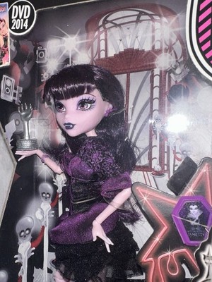 BNIB 2013 Mattel Elissabat Monster Doll Hauntlywood High Frights Camera Action