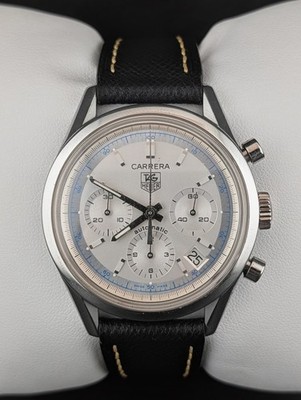 Tag Heuer Carrera Calibre 17 Steel 38mm Chronograph Automatic Date Watch CV2110