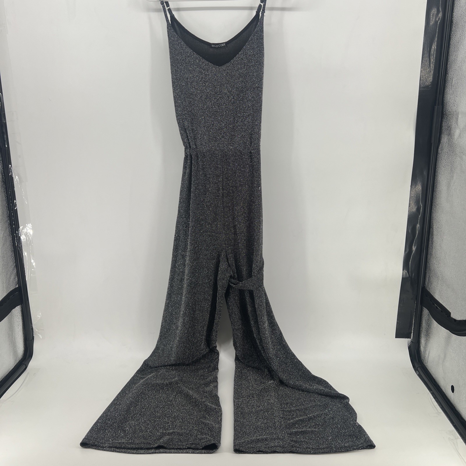 Mind code silver sequin bodycon party Jumpsuit Si… - image 1