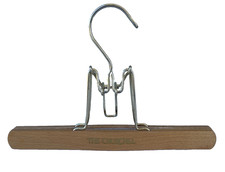 Vintage The Churchill Wooden Pants Hangers Skirts Trousers Clamp West Germany