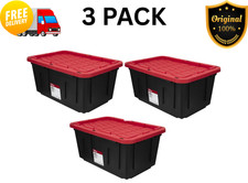 Hyper Tough 27 Gallon Storage Bin Snap Lid Pl...