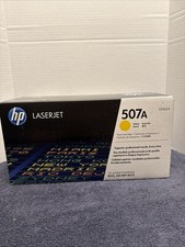 Genuine, Sealed HP 507A Original Toner Cartridge - Yellow CE402A 
