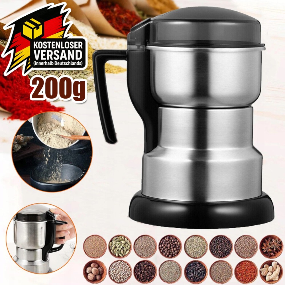 Macinacaffè Elettrico per Grani e Spezie