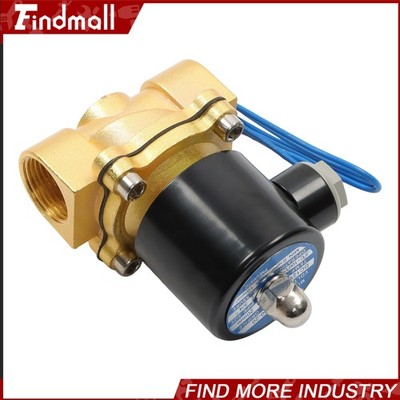 Findmall 3/4 Inch Solenoid Valve Air Water N/C Gas Oil Normally Closed 12V 220V