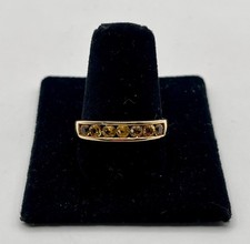 14k Yellow Gold Yellow Topaz Ring