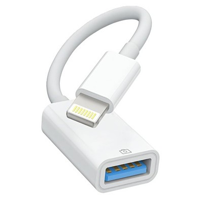 Lightning to USB Adapter [MFi Certified], Female USB to OTG Adapter for iPhone14