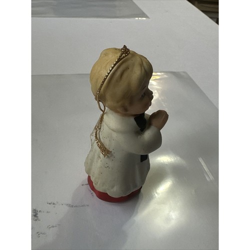 VTG Homco Christmas Choir Boys Figurine Ornament Porcelain Praying #5552 - Picture 2 of 5